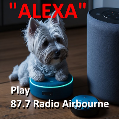Listen on  Alexa 87.7 Radio Airbourne