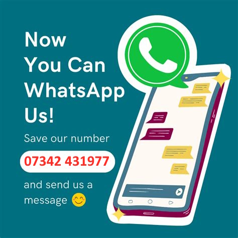 Whatsapp 07342 431977